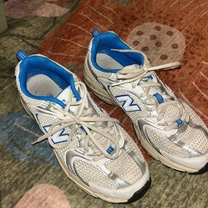 New Balance Blue and Gray Athletic Shoes